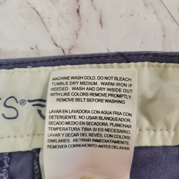 Dockers cotton navy blue chino shorts inseam size 4 - Picture 5 of 7